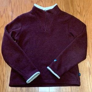 Women’s Small KUHL 1/4 Zip Alfpaca Fleece Sweater Mid Layer